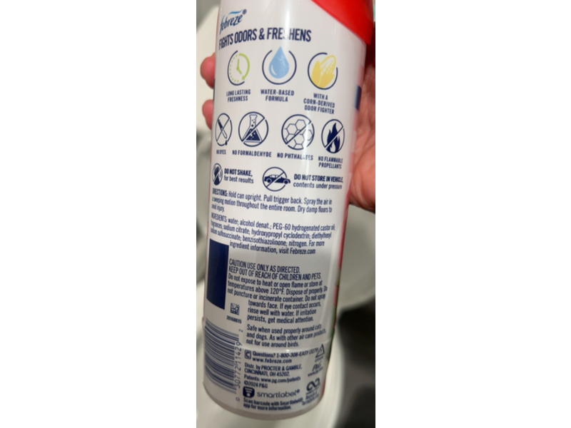 Febreze Air Mist, Sweet Watermelon Vine, 8.8 oz