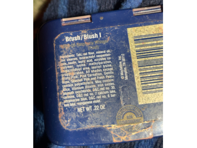 Maybelline New York Brush Blush, Raspberry Whisper, 0.22 oz/6.3 g