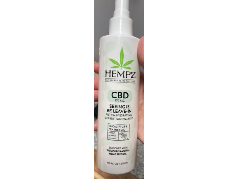 Hempz CBD Conditioning Mist, Seeing Is Be Leave-In, 8.5 fl oz/250 mL
