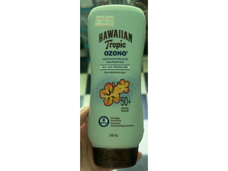 Hawaiian Tropic Ozono Sunscreen Lotion, SPF 50+, 240 mL