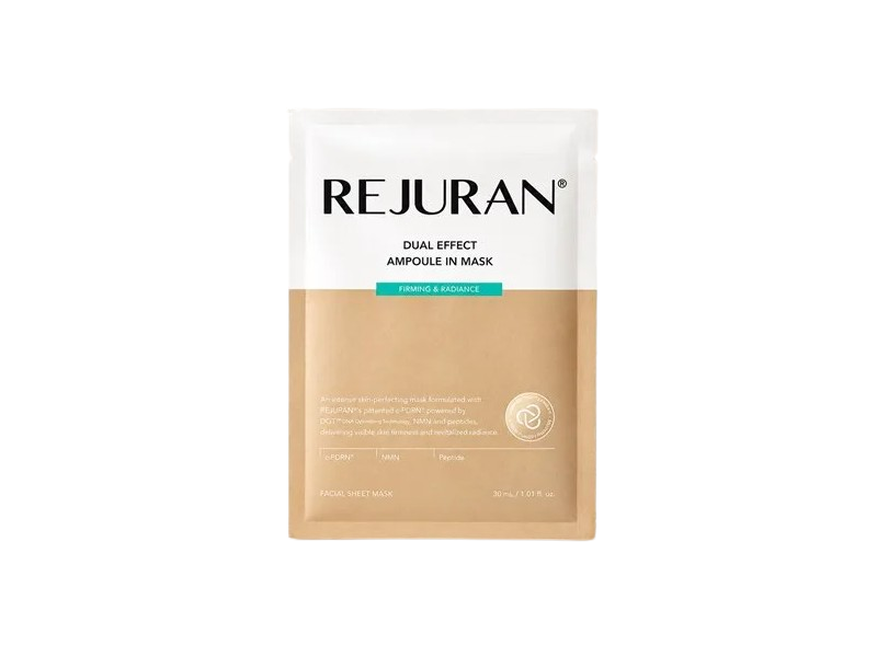 Rejuran Dual Effect Ampoule In Mask, Firming & Radiance, 1.01 fl oz/30 mL