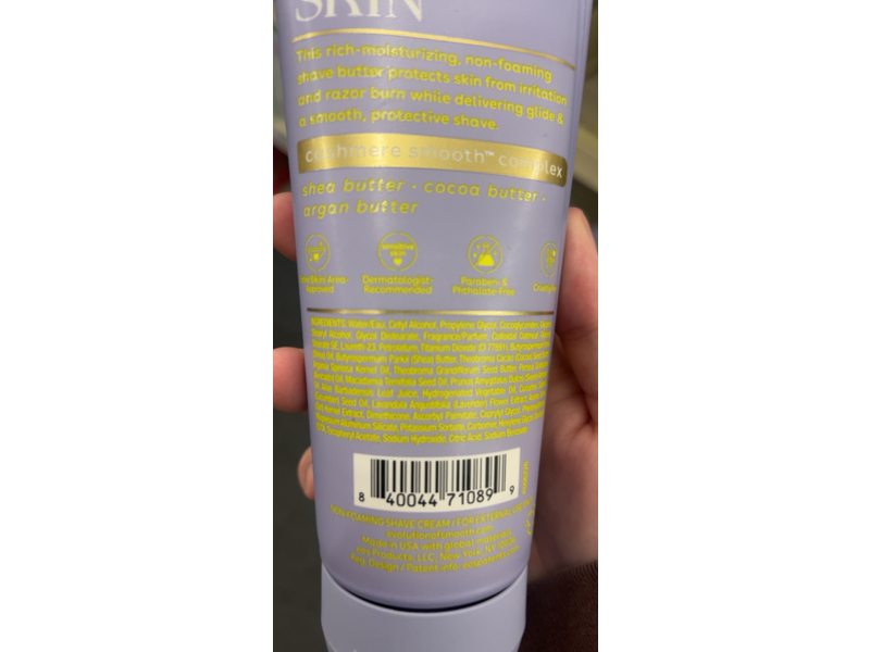 Eos Shea Better Cashmere Skin Shave Butter, Cashmere Smooth Complex, 7 fl oz/207 mL