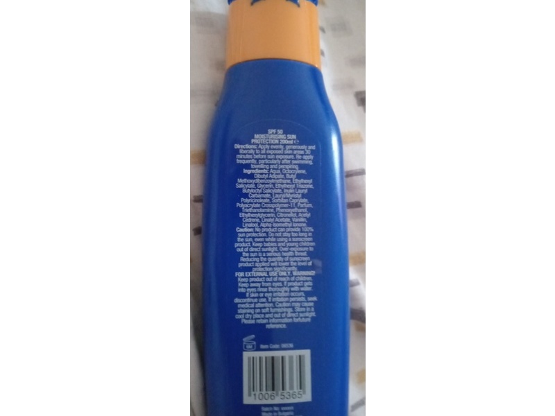 SOL Protect Moisturizing Sun Protection,SPF 50, 200 mL