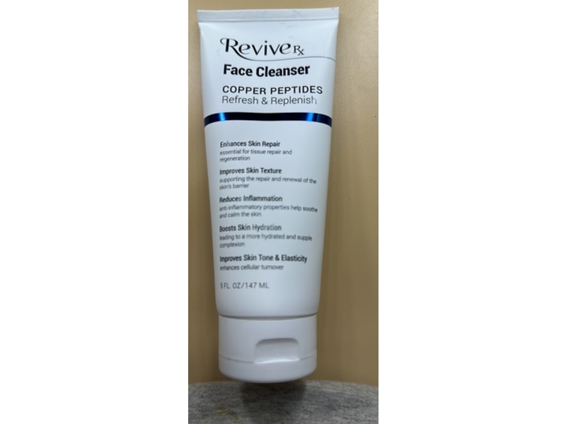 Revive Rx Face Cleanser, Copper Peptides, 5 fl oz/147 mL