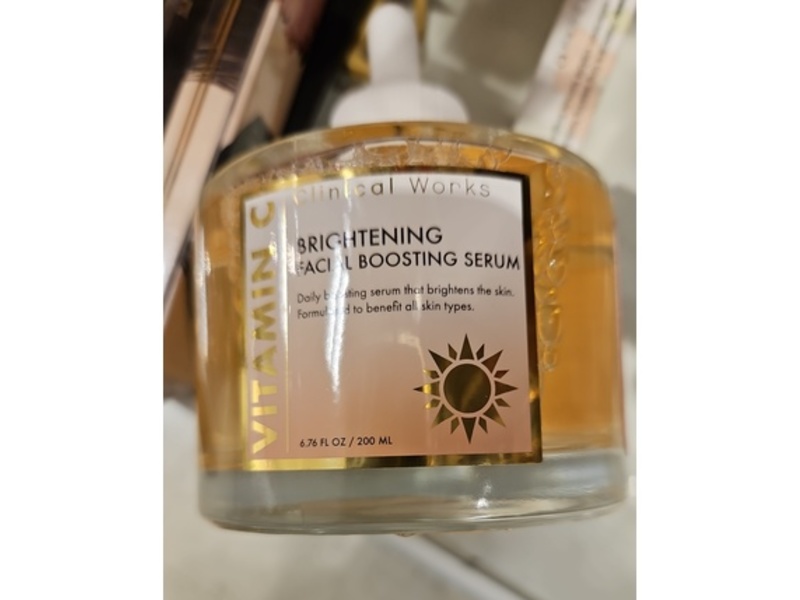 Clinical Works Vitamin C Brightening Facial Boosting Serum, 6.76 fl oz/200 mL