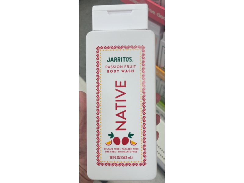 Native Jarritos Passion Fruit Body Wash, 18 fl oz/532 mL