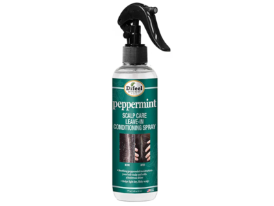 Difeel Peppermint Scalp Care Leave-In Conditioning Spray, 6 fl oz/177 mL