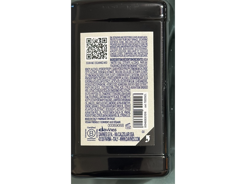 Davines Beautiful Things Restoring Leave-in Mask, 3 fl oz/90 mL