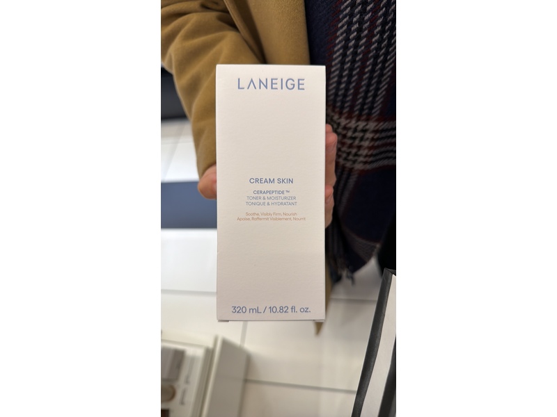 Laneige Cream Skin Cerapeptide Toner & Moisturizer, 10.8 fl oz/320 mL