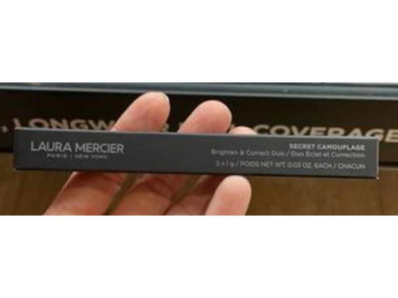 Laura Mercier Secret Camouflage Concealer Duo Stick, 2W Light With Warm, 0.03oz