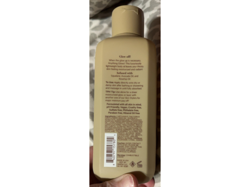 TPH Anything Glow Body Oil, Vanilla + Tuberose,10 fl oz/295 mL