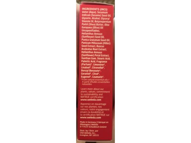 Weleda Regenerating Hand Cream, Pomegranate, 1.7 fl oz/50 mL