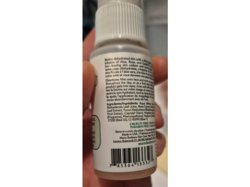 Mario Badescu Skin Care Facial Spray, Aloe, Herbs & Rosewater, 1 fl oz/29 mL