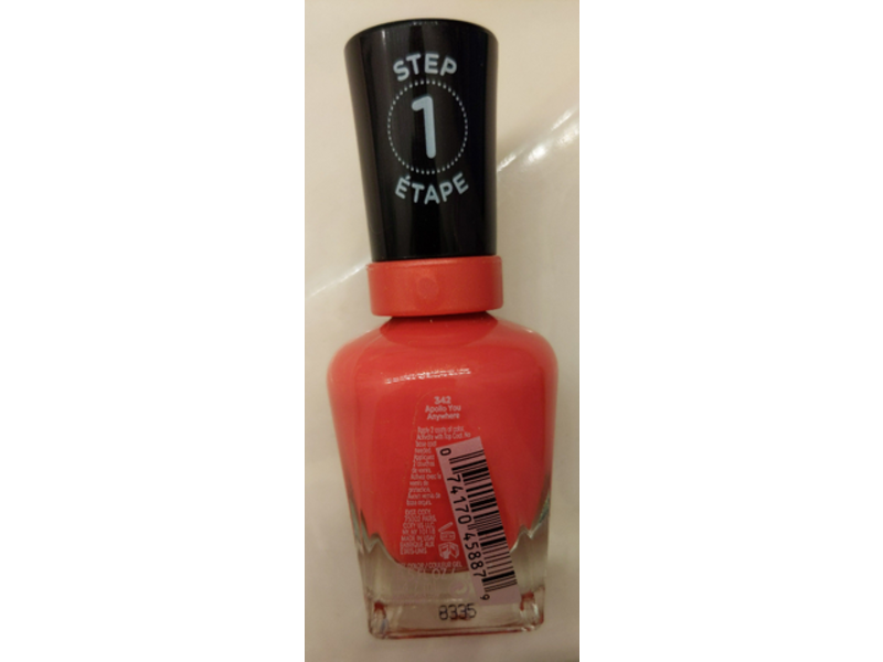 Sally Hansen Miracle Gel Nail Color, 342 Apollo You Anywhere, 0.5 fl oz/14.7 mL
