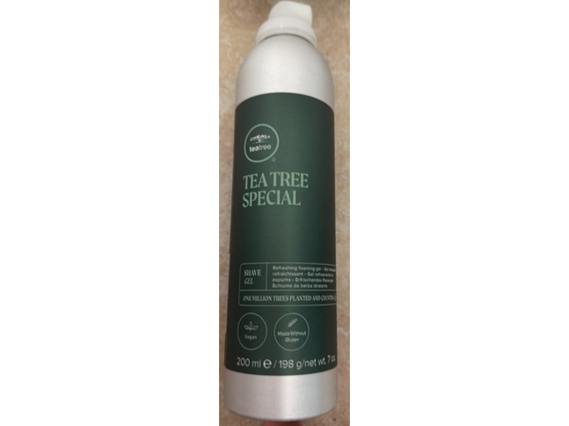 John Paul Mitchell Tea Tree Special Shave Gel, 7 oz/200 mL