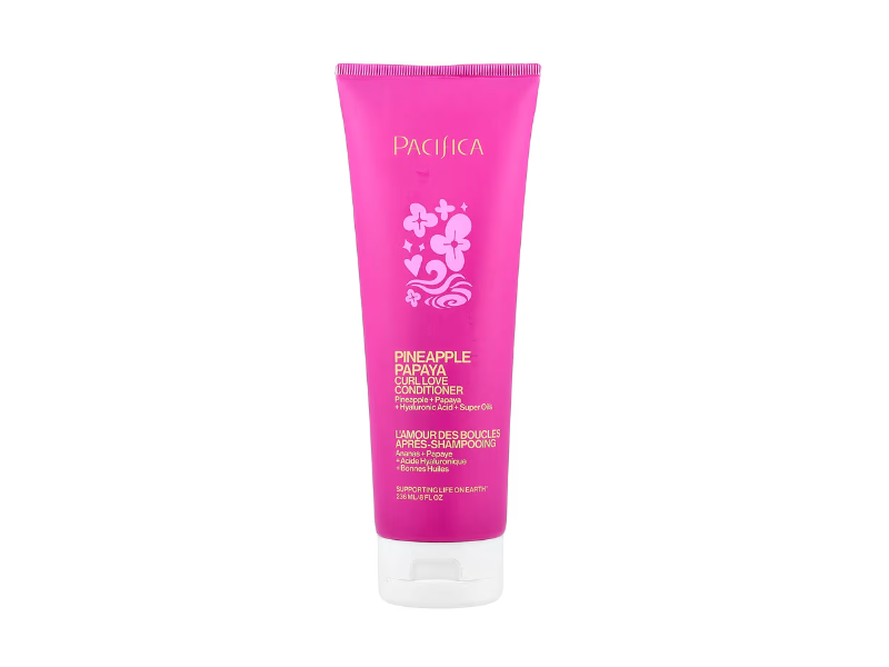 Pacifica Curl Love Conditioner, Pineapple+Papaya, 8 fl oz/236 mL