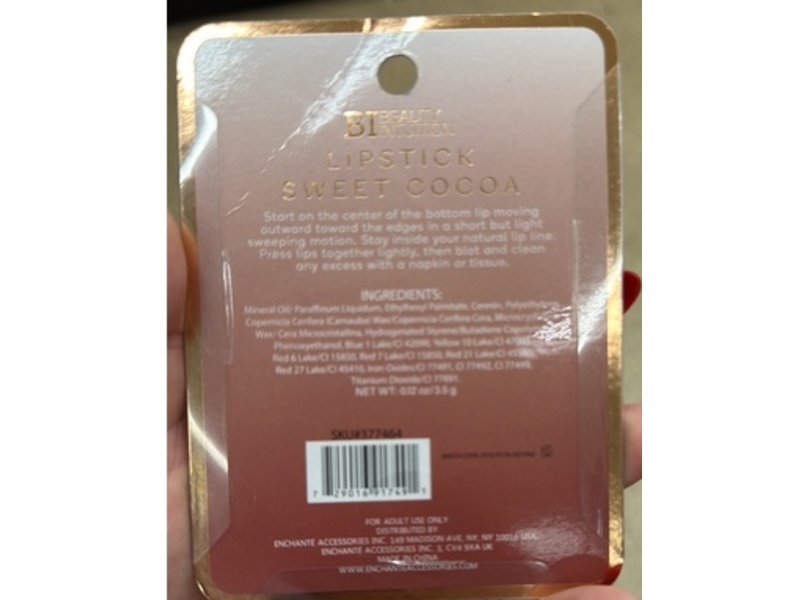 Beauty Intuition Bold & Bright Lipstick, Sweet Cocoa, 0.12 oz/3.5 g