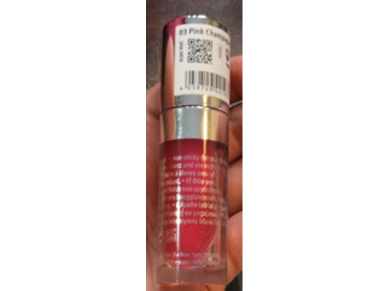 Essence Hydra Kiss Lip Oil, 03 Pink Champagne, 0.13 fl oz/4 mL