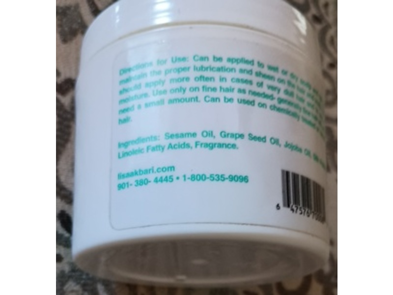 Lisa Akbari Hair Nutrition System Oil Sheen, 8 oz