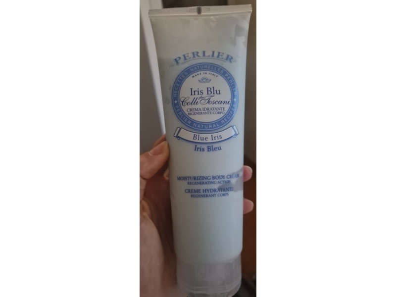 Perlier Iris Blu Moisturizing Body Cream, 8.4 fl oz/250 mL