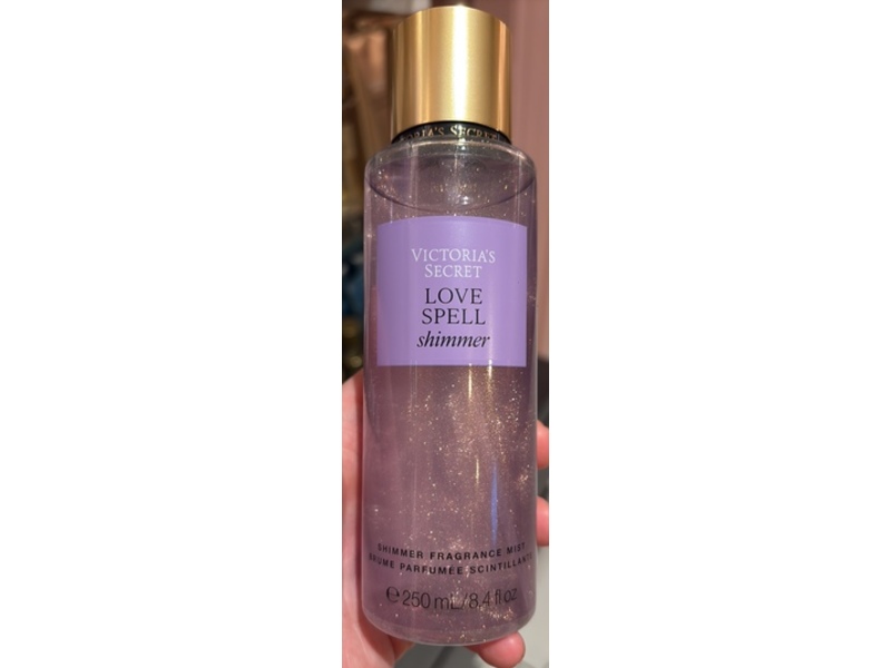 Victoria's Secret Shimmer Fragrance Mist, Love Spell Shimmer, 8.4 fl oz/250 mL
