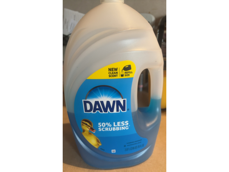 Dawn Dishwashing Liquid, Clean Scent, 70 fl oz/2.07 L