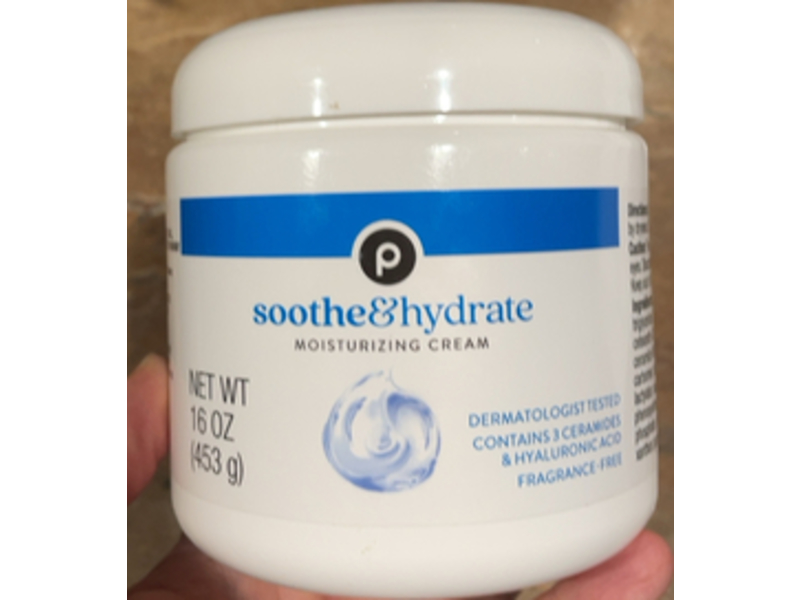 Publix Soothe & Hydrate Moisturizing Cream, 16 oz/453 g