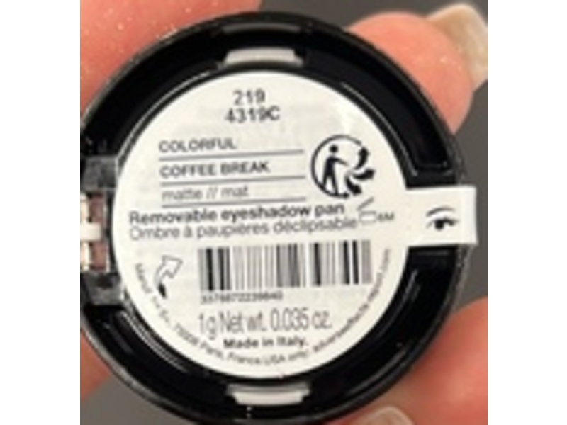 Sephora Colorful Eyeshadow, 219 Coffee Break, 0.035 oz/1 g