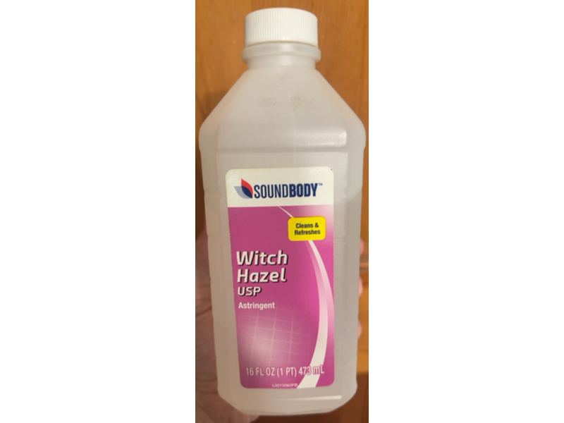 Sound Body Astringent, Witch Hazel, 16 fl oz/473 mL