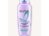 L'Oreal Paris Elvive Hyaluron + Pure 72H Purifying Shampoo, Salicylic + Hyaluronic Acid, , 12.6 fl oz/ 375 mL - thumbnail 1