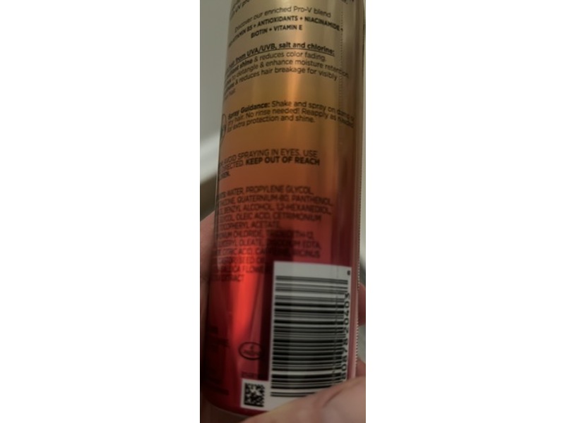 Pantene Pro-V Sunkiss Glow Leave-In Spray, 5.7 fl oz/170 mL