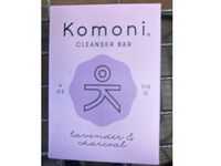 Komoni Cleanser Bar, Lavender & Charcoal, 4 oz/113 g - thumbnail 2