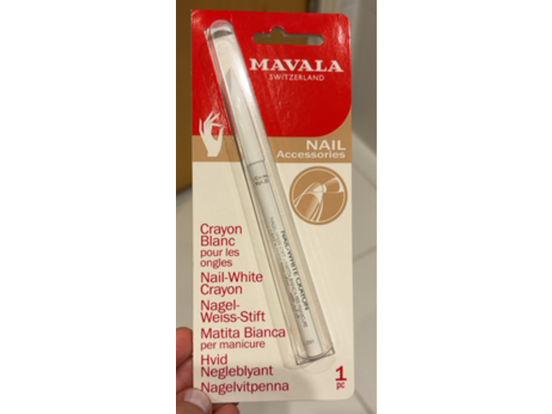 Mavala Nail Crayon, White, 0.07 oz/1.98 g
