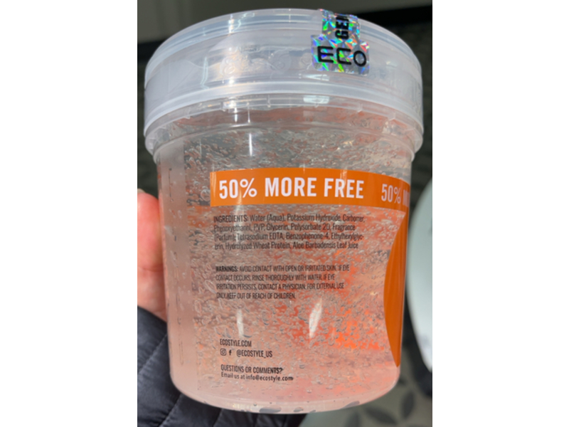 Eco Style Max Hold Krystal Styling Gel, 24 fl oz/710 mL