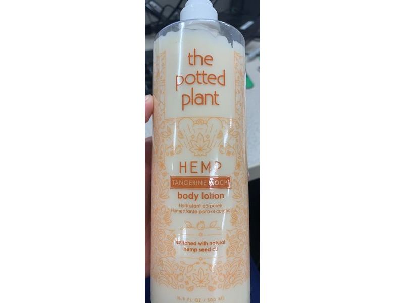 The Potted Plant Hemp Body Lotion, Tangerine Mochi, 16.9 fl oz/488 mL
