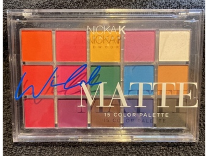 Nicka K New York 15 Color Palette, Wild Matte, 0.53 oz/15 g