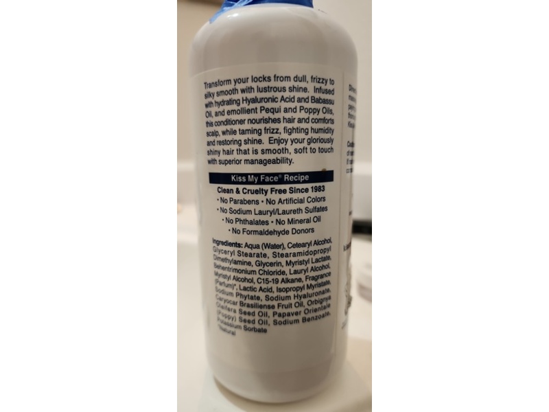 Kiss My Face Smooth & Glow Conditioner, 16 fl oz/473 mL