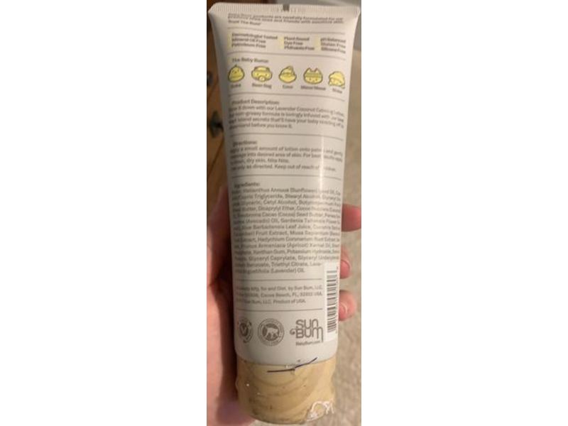 Sun Bum Baby Bum Calming Lotion, Natural Fragrance, 8 fl oz/237 mL