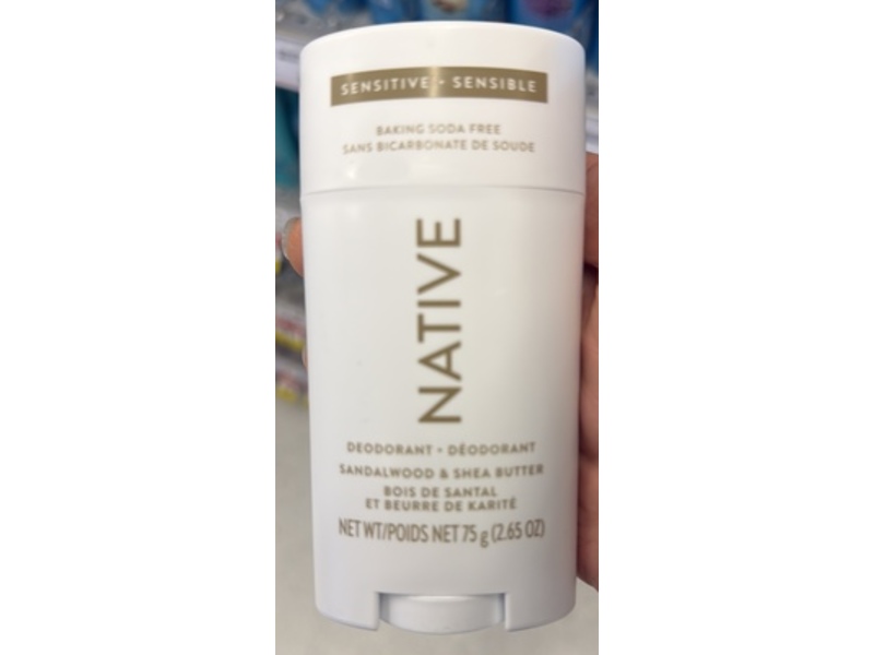 Native Deodorant , Sandalwood & Shea Butter, 2.65 oz/75 g