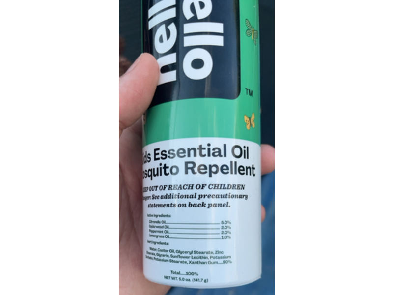 Hello Bello Kids Essential Oil Mosquito Repellent, 5 oz/141.7 g