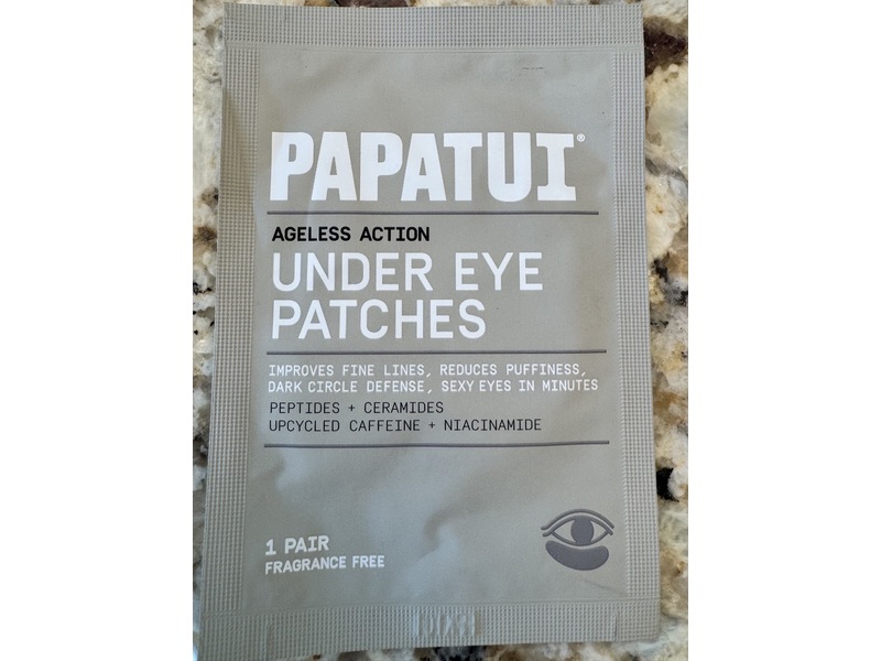 Papatui Ageless Action Under Eye Patches, Fragrance Free, 1 Pair