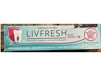 Livfresh fluoride Gel Toothpaste, Wintergreen Foaming, 1.75 oz/50 g - thumbnail 2