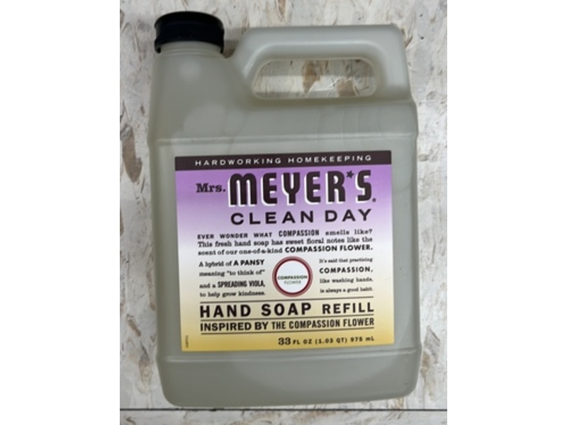 Mrs. Meyer's Clean Day Hand Soap Refill, 33 fl oz/975 mL