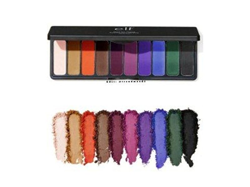 e.l.f. Cosmetics Mad For Matte Eyeshadow Palette, Jewel Pop, 0.42 oz (12 g)