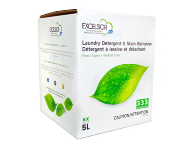 Excelsior Laundry Detergent & Stain Remover, Fresh Scent, 333 Loads, 5 L