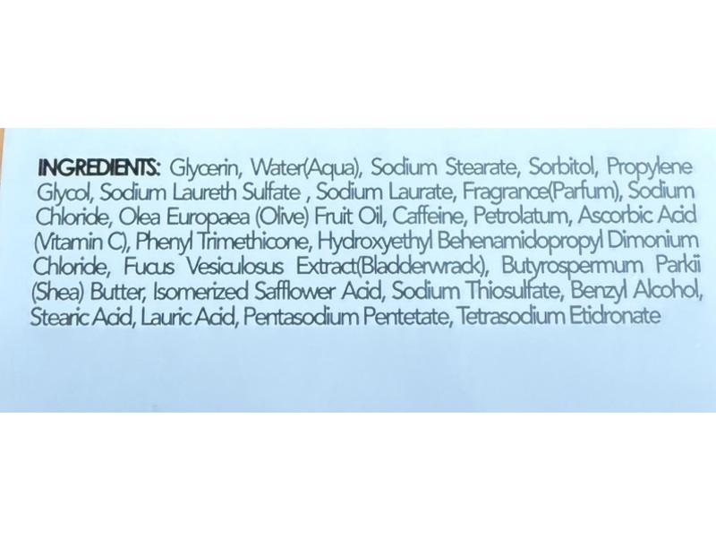 Spongeables Anti Cellulite Body Wash In A Sponge, Vitamin C & Caffeine, 4 oz/113 g