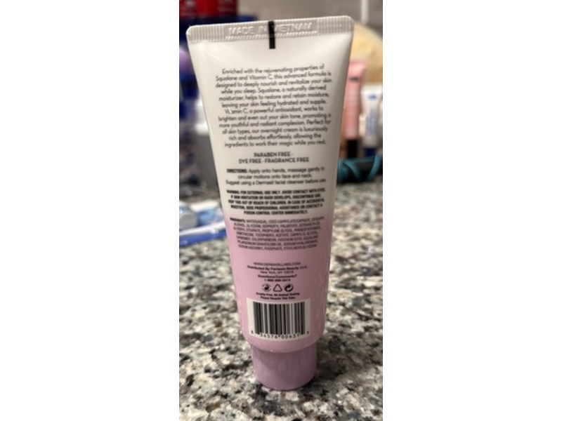 Dermasil Labs Night Cream, Sqalane,Vitamin C, Vitamin E, 2 fl oz/59 mL, Pack Of 3