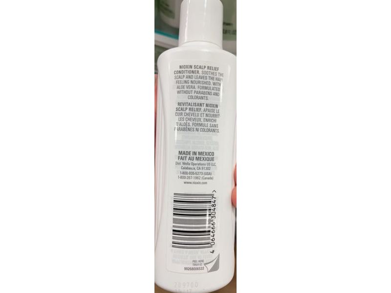 Nioxin Scalp Relief Conditioner, 6.7 fl oz/200 mL