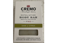 Cremo Exfoliating Body Bar, Sage & Citrus, 6.1 oz/170 g - Image 3