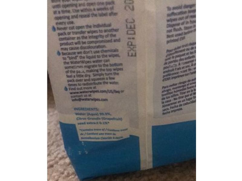 Waterwipes Baby Wipes, 240 Count, Pack Of 4